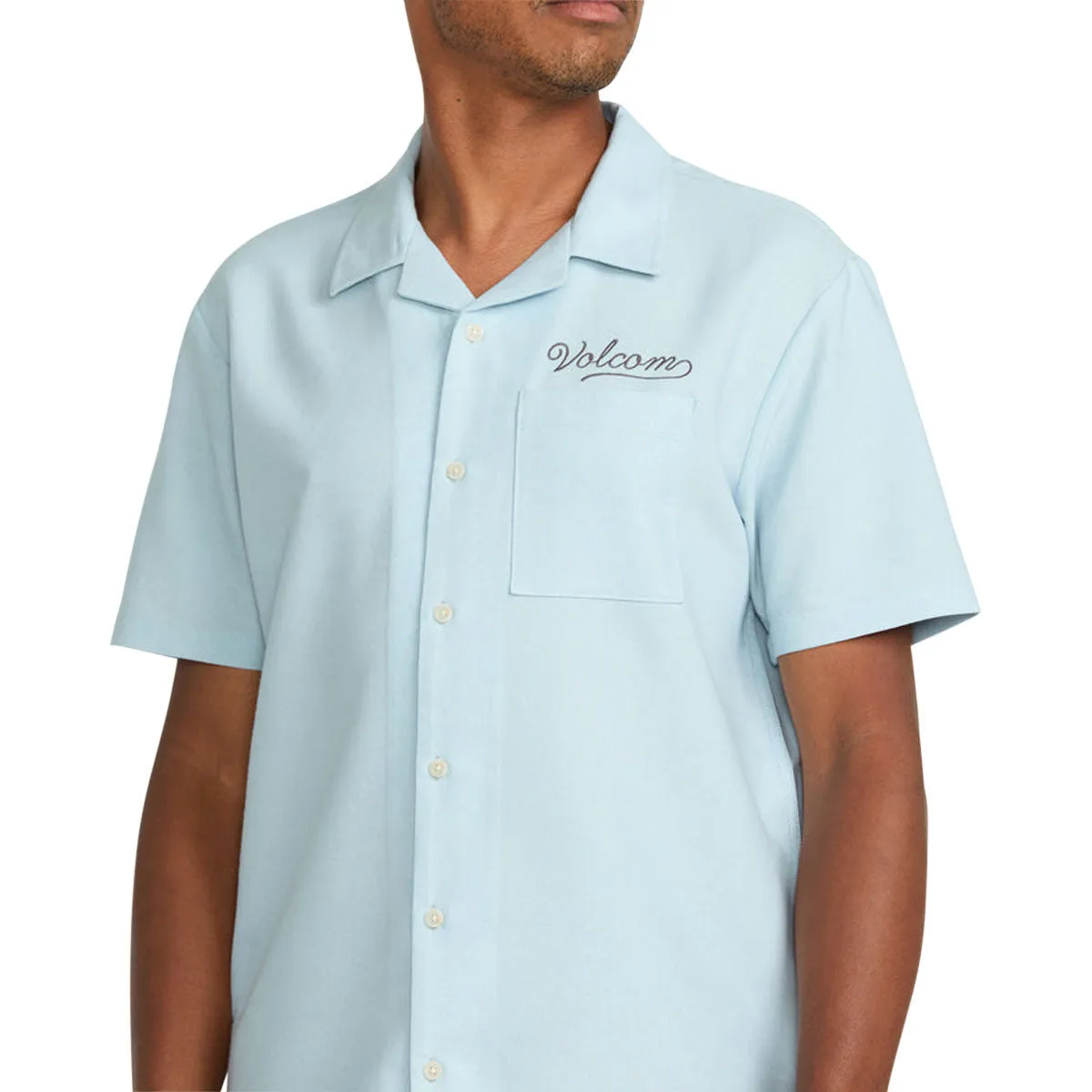Streamlined Design Business casual Volcom Otis Stone Shirt - Carolina Blue