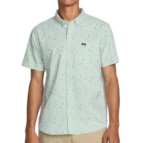 Seasonal Trend RVCA Thatll Do Print Shirt - Green Tea