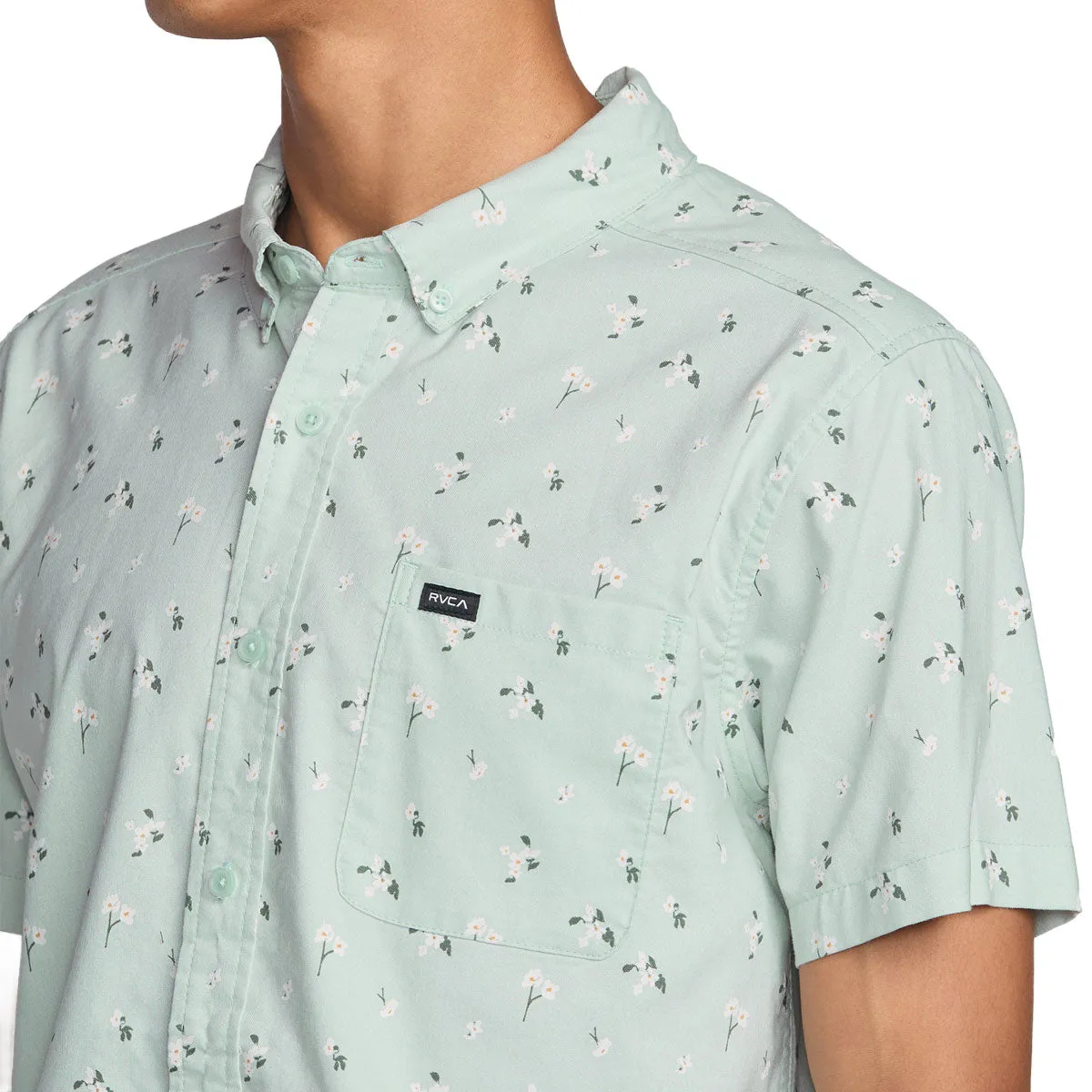 Statement Piece RVCA Thatll Do Print Shirt - Green Tea