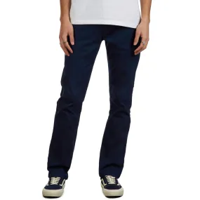 CCS Straight Stretch Chino Pants - Blue Water Resistant Finish Minimal Look