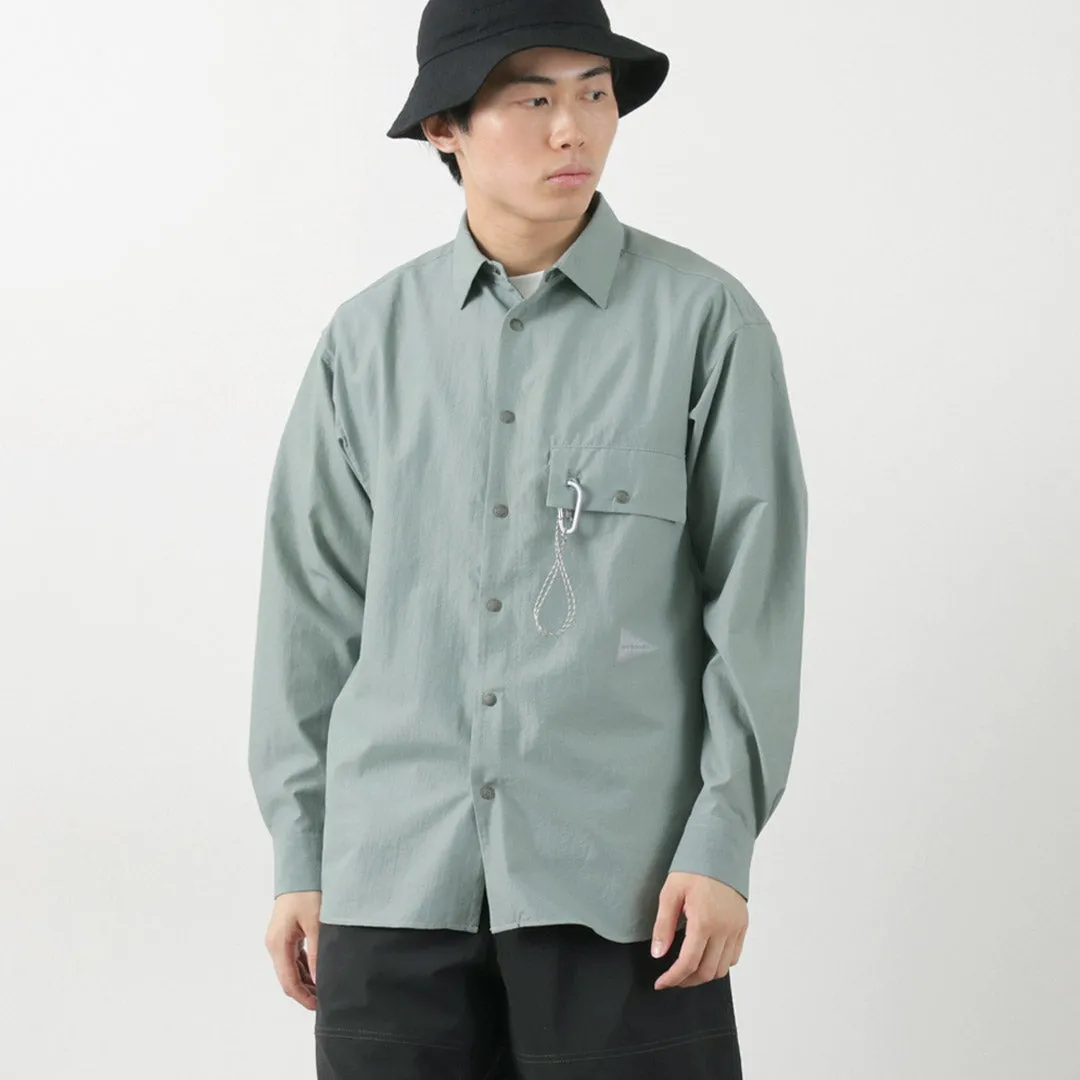 Sustainable Weave AND WANDER / Dry Breathable  Long Sleeve Shirt