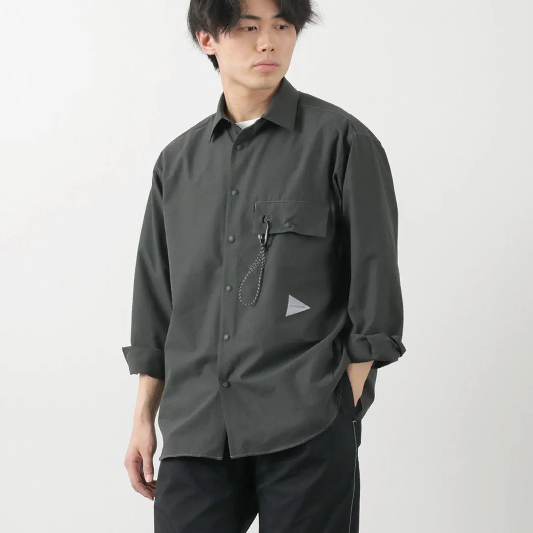 Contemporary Style Durable Button Closures AND WANDER / Dry Breathable  Long Sleeve Shirt