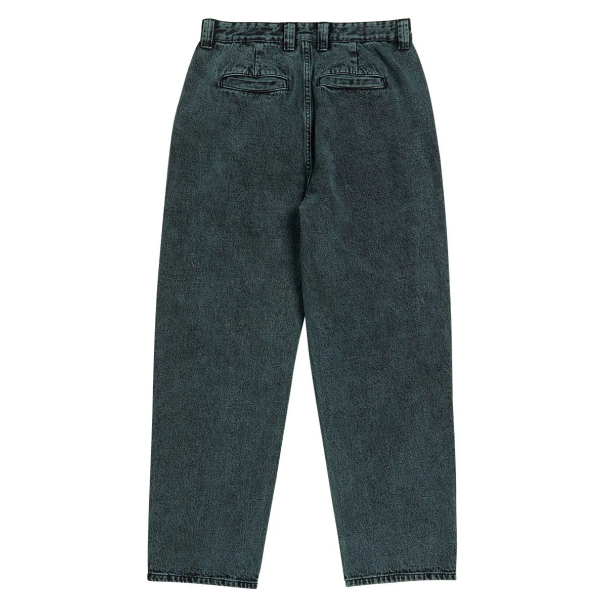 Outdoor Comfort Fit Performance Ready Krooked Eyes Denim Twill Jeans - Green Overdye
