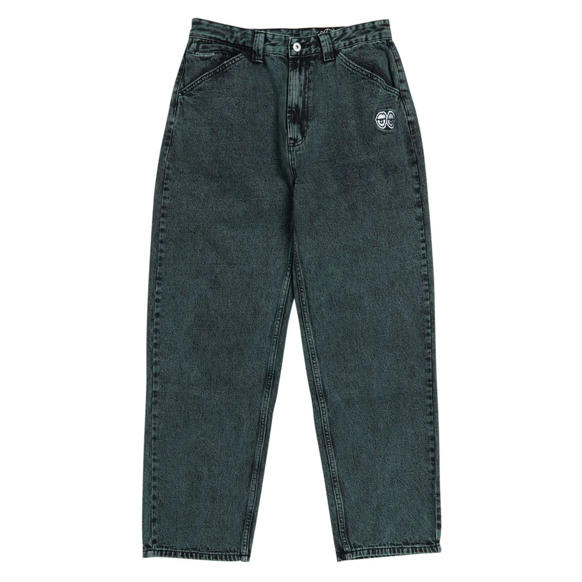 Krooked Eyes Denim Twill Jeans - Green Overdye Movement Flex