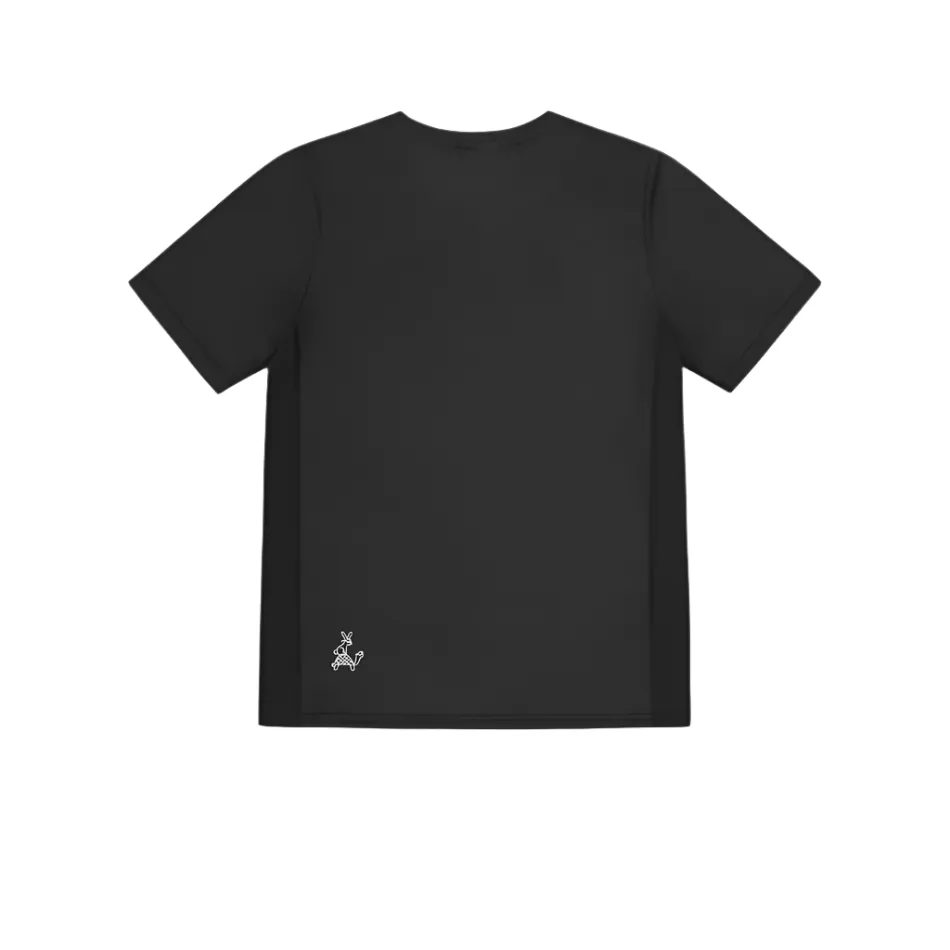 Fun Style Casual Outfit Sealskinz Women's Keswick Ultra Light Running T-shirt Diamond Print in Black SS25