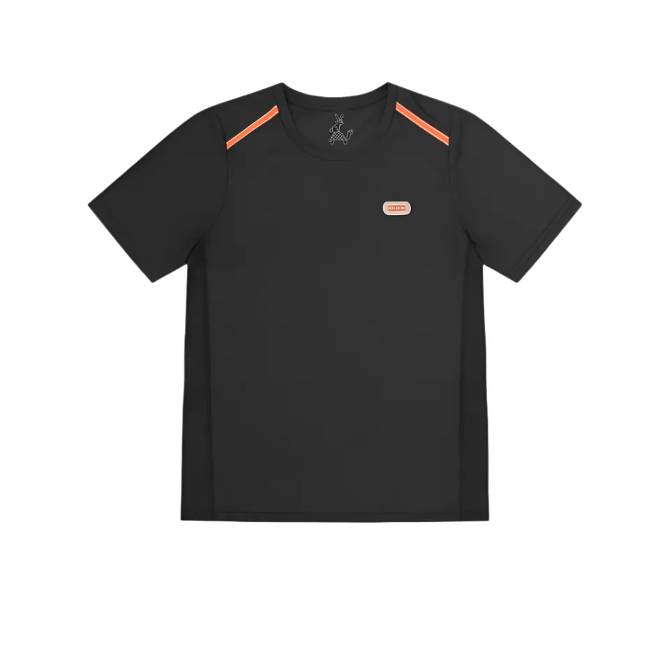 Evergreen Casual Outfit Sealskinz Women's Keswick Ultra Light Running T-shirt Diamond Print in Black SS25