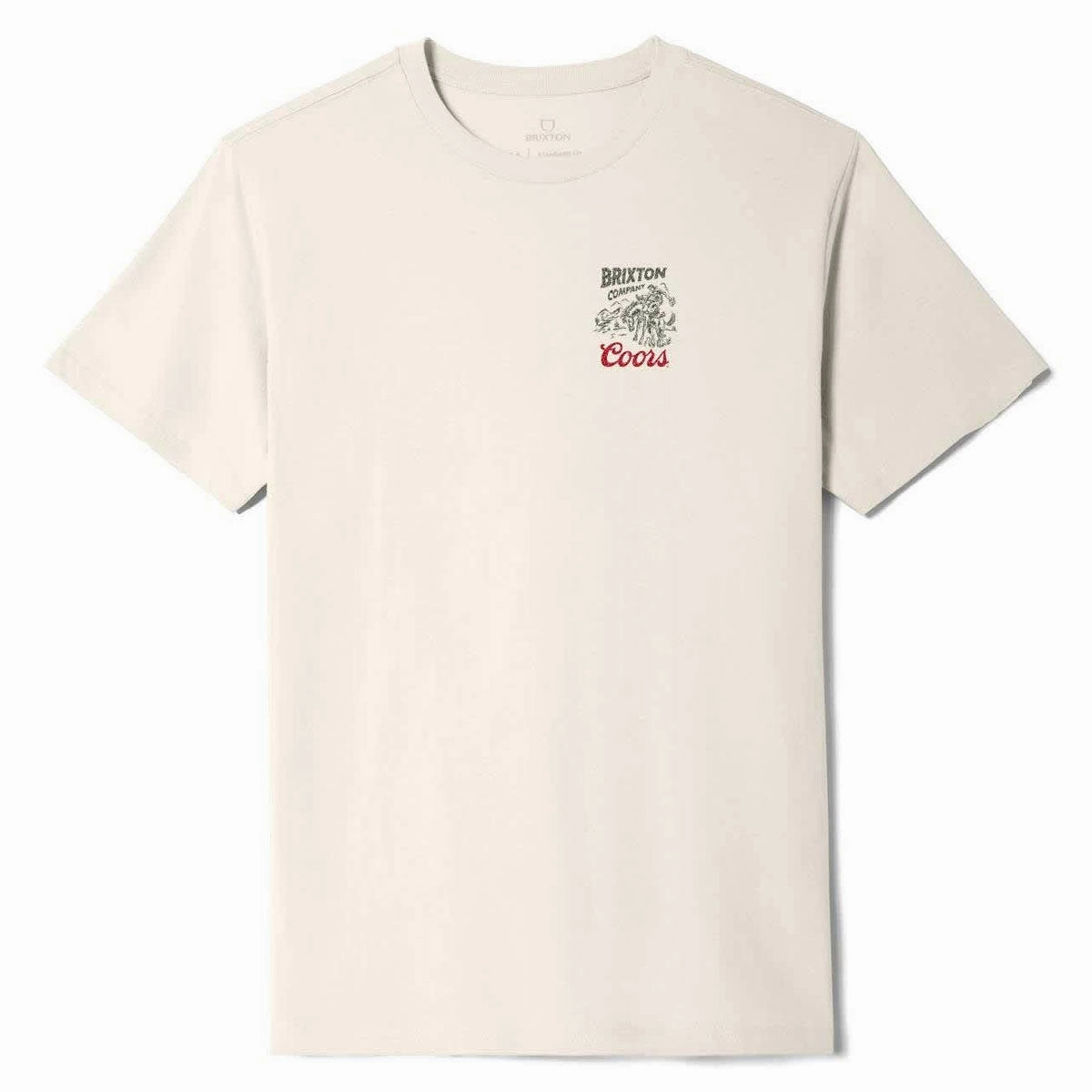 OversizedSilhouette Chic Wear Brixton x Coors Canyon T-Shirt - Cream