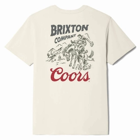 Travel Trend Look Daily Favorite Brixton x Coors Canyon T-Shirt - Cream