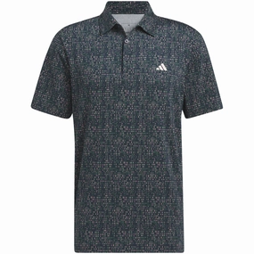Everyday Layer adidas Ultimate365 Power Grid Print Polo Shirt - Collegiate Navy