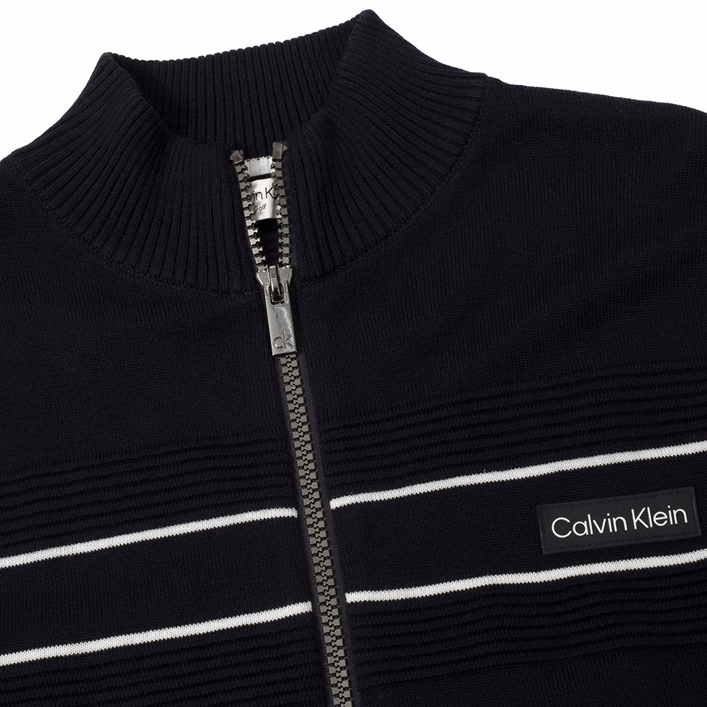 Calvin Klein Baxter Lined Sweater - Navy Soft and Warm Core Fit