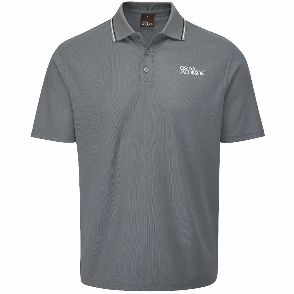 Chill Style Oscar Jacobson Stanley Polo Shirt - Iron/Grey