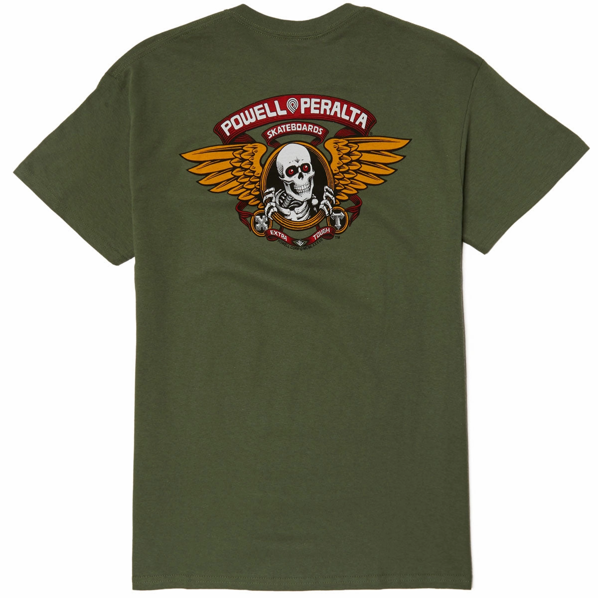 Powell-Peralta Winged Ripper T-Shirt - Military Green 2 Cozy Style