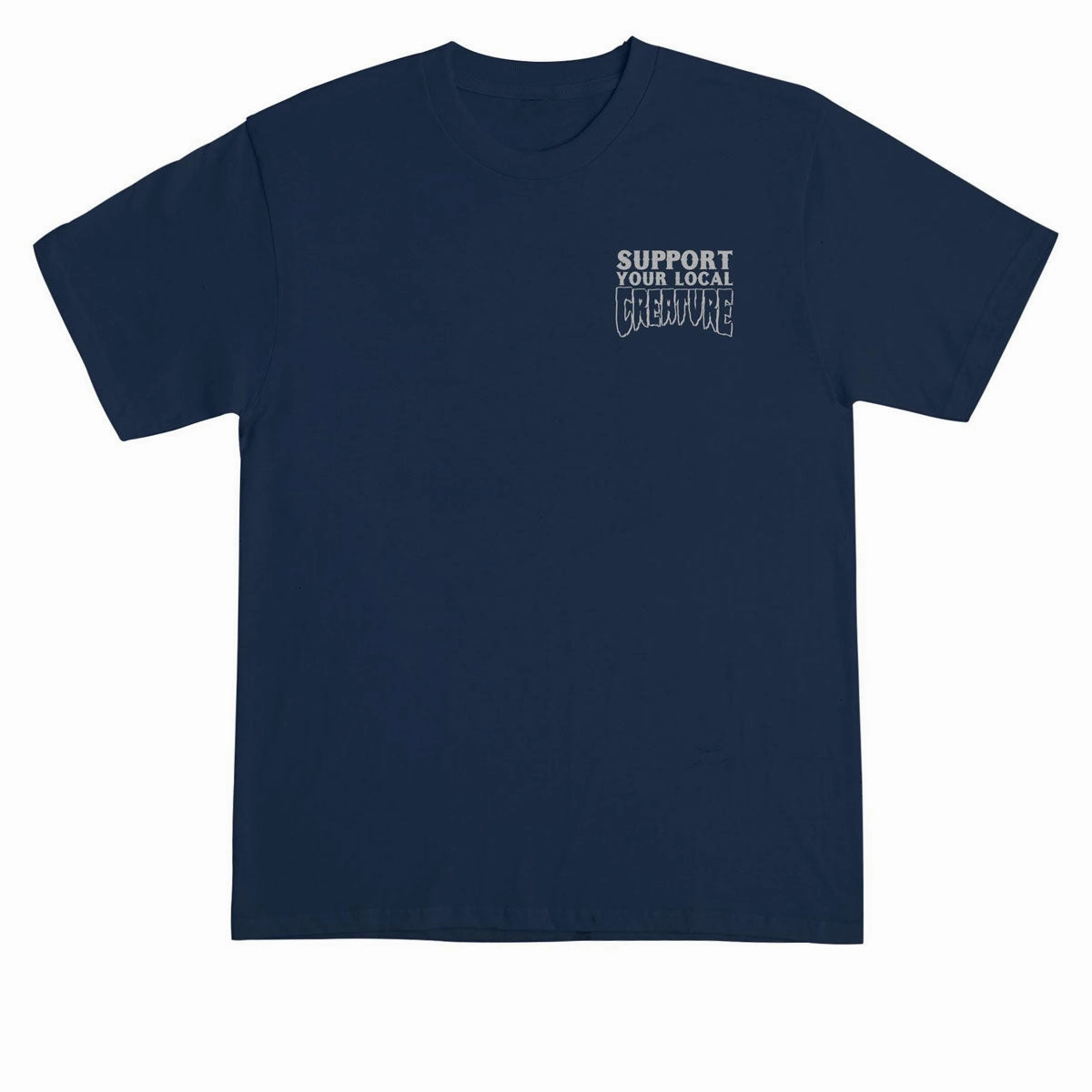 Popular vacation wear Creature Patent T-Shirt - Navy
