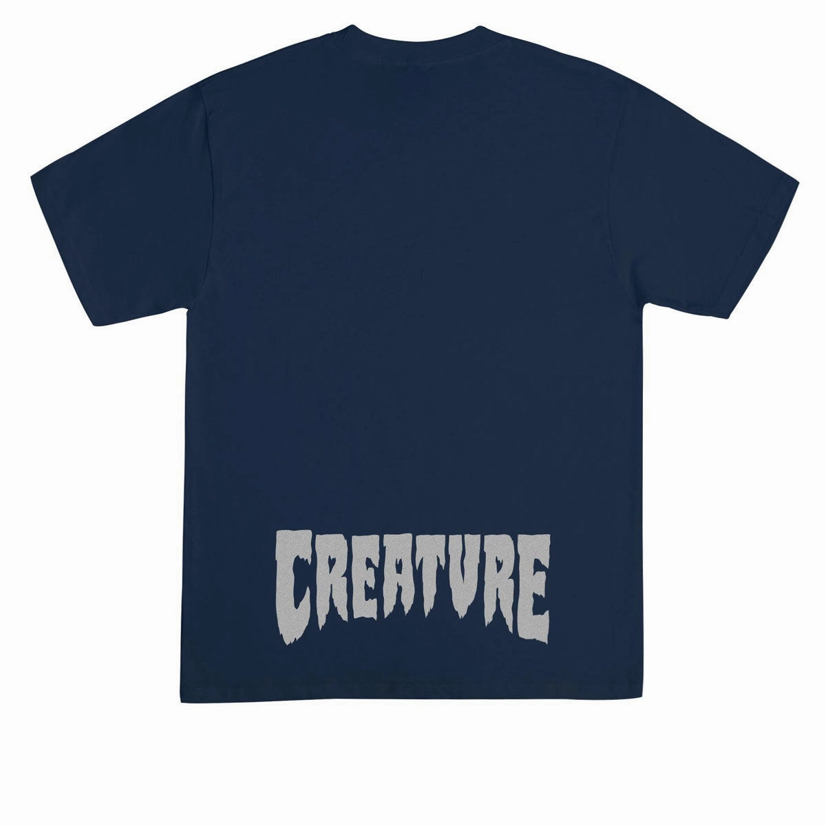 Creature Patent T-Shirt - Navy Non Irritating Collar