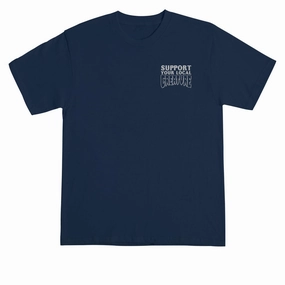 Popular vacation wear Creature Patent T-Shirt - Navy