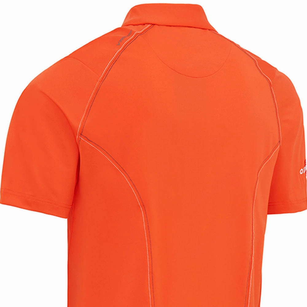 Comfortable Layering Callaway Stitched Colour Block Polo Shirt - Tigerlily