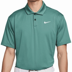 All-Day Wear Nike Dri-FIT Tour Solid Polo Shirt - Bicoastal/White