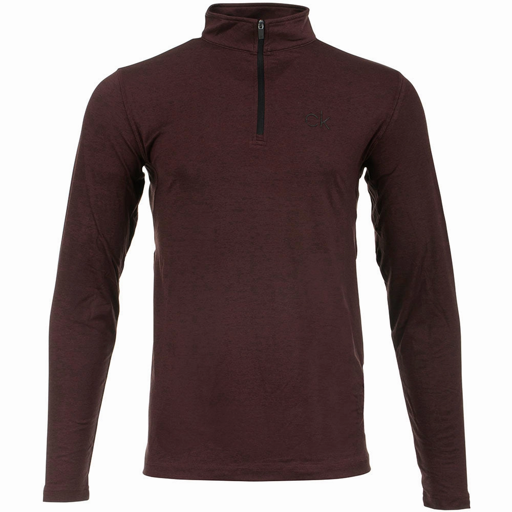 Calvin Klein Newport 1/2 Zip Pullover - Blackberry product team unity Home Comfort