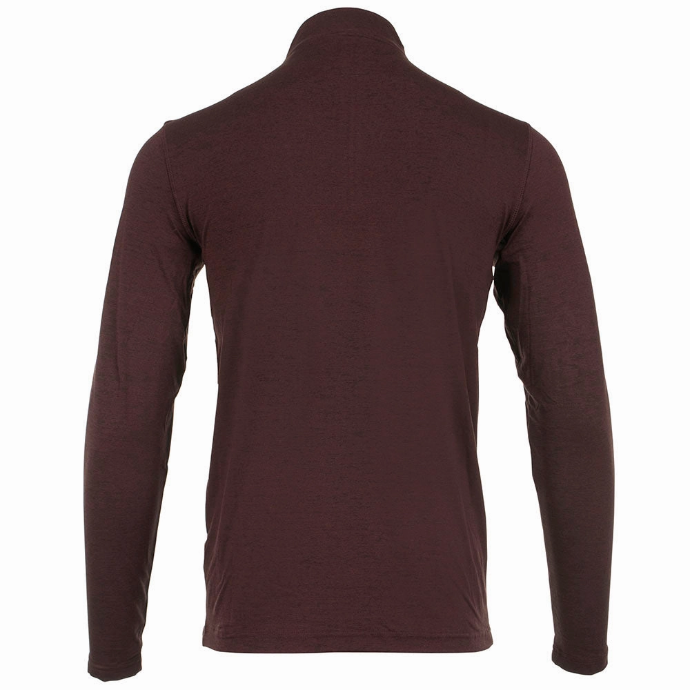 lace accents Calvin Klein Newport 1/2 Zip Pullover - Blackberry