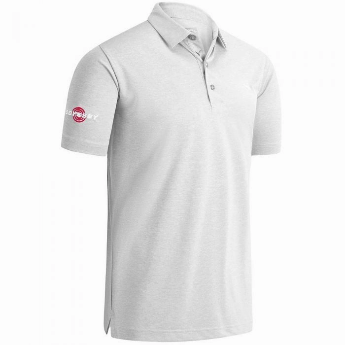 Callaway Odyssey Birdseye Polo Shirt - Bright White Tagless Design