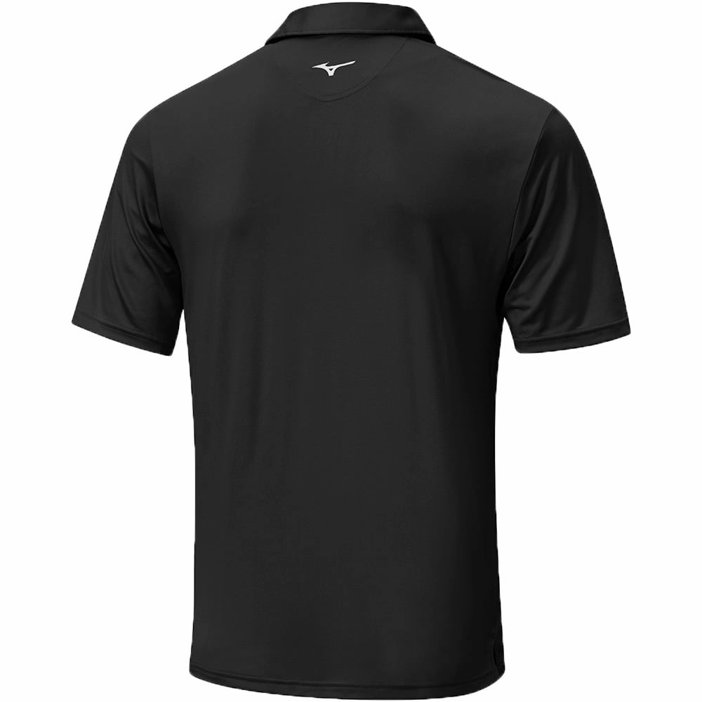 Mizuno Move Tech Quick Dry Polo Shirt - Black Smart Fashion Casual Chic