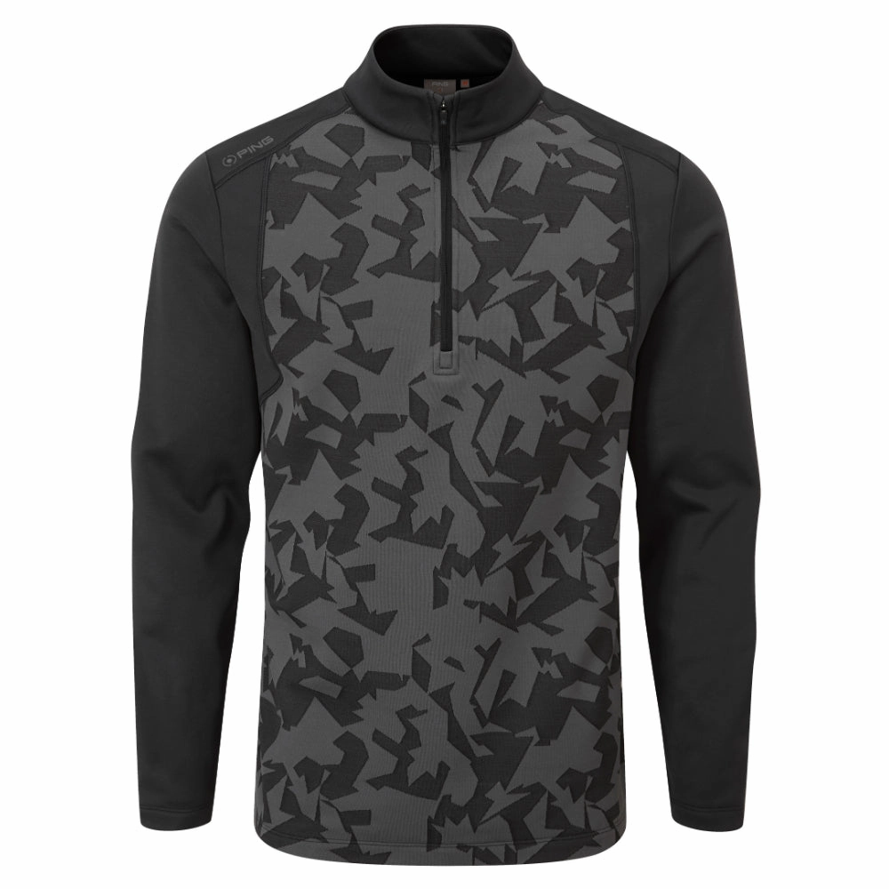 Camping Comfort Ping Felix 1/2 Zip Golf Sweater - Black/Black