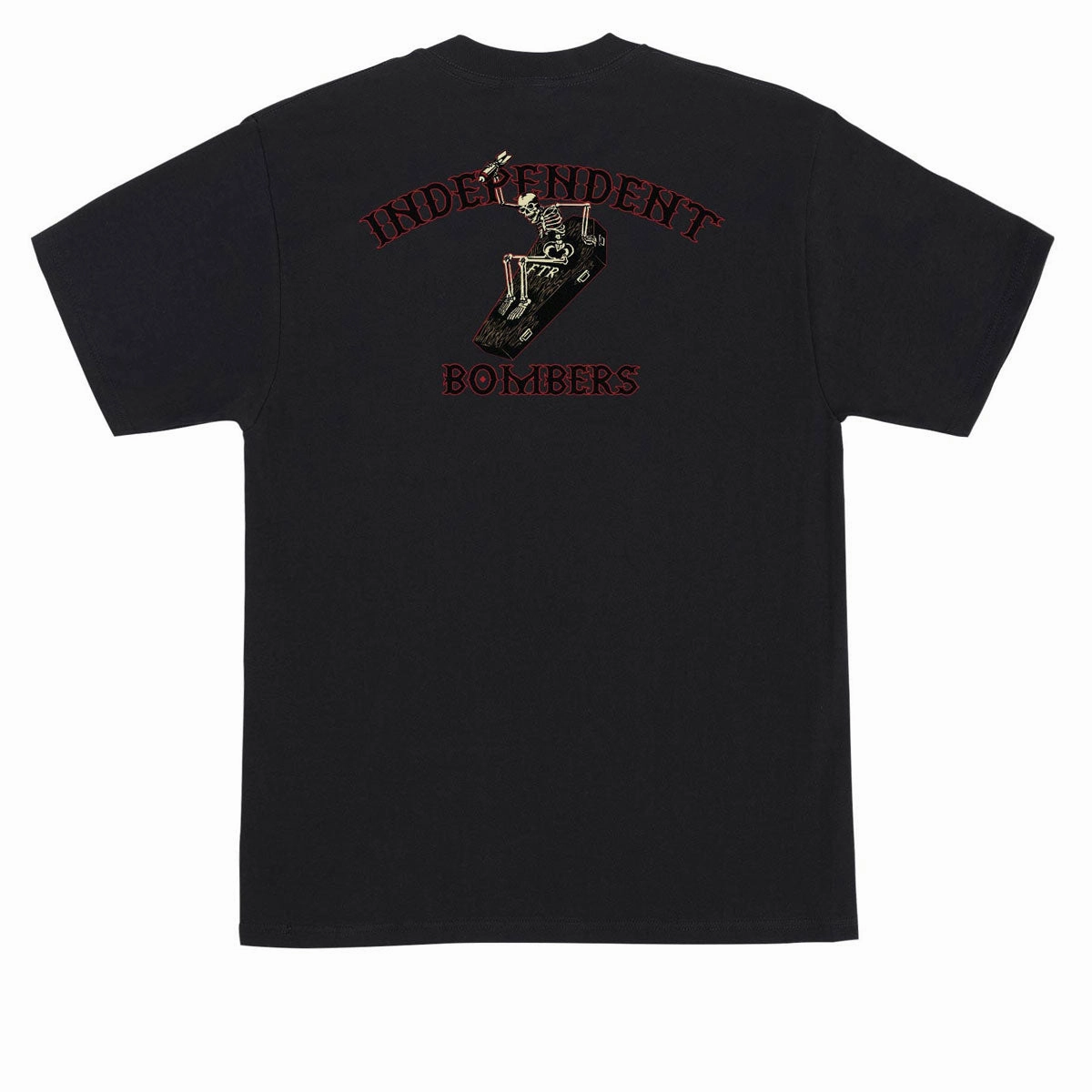 Independent Bombers T-Shirt - Black Standard Body Fit