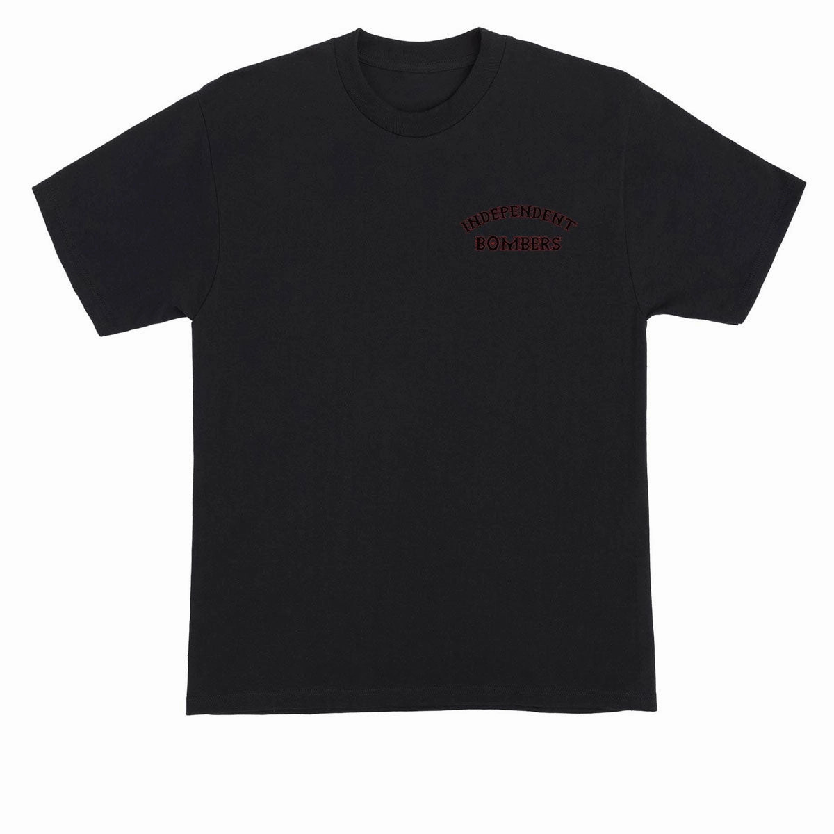 Independent Bombers T-Shirt - Black Outdoor Style Trend Versatile Look