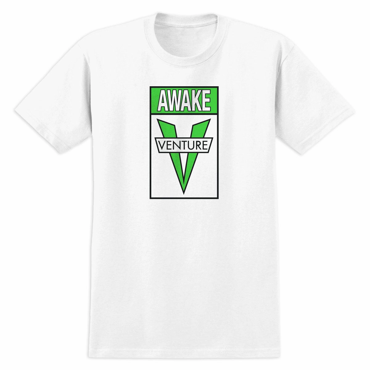 Fashion-Ready Silk combination Venture Awake T-Shirt - White 2025