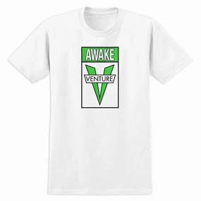 Fashion Fit Classic Wearable Venture Awake T-Shirt - White 2025