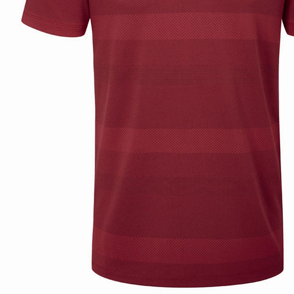Flatlock stitching Cozy And Warm Ping Focus Polo Shirt - Firebrick Multi