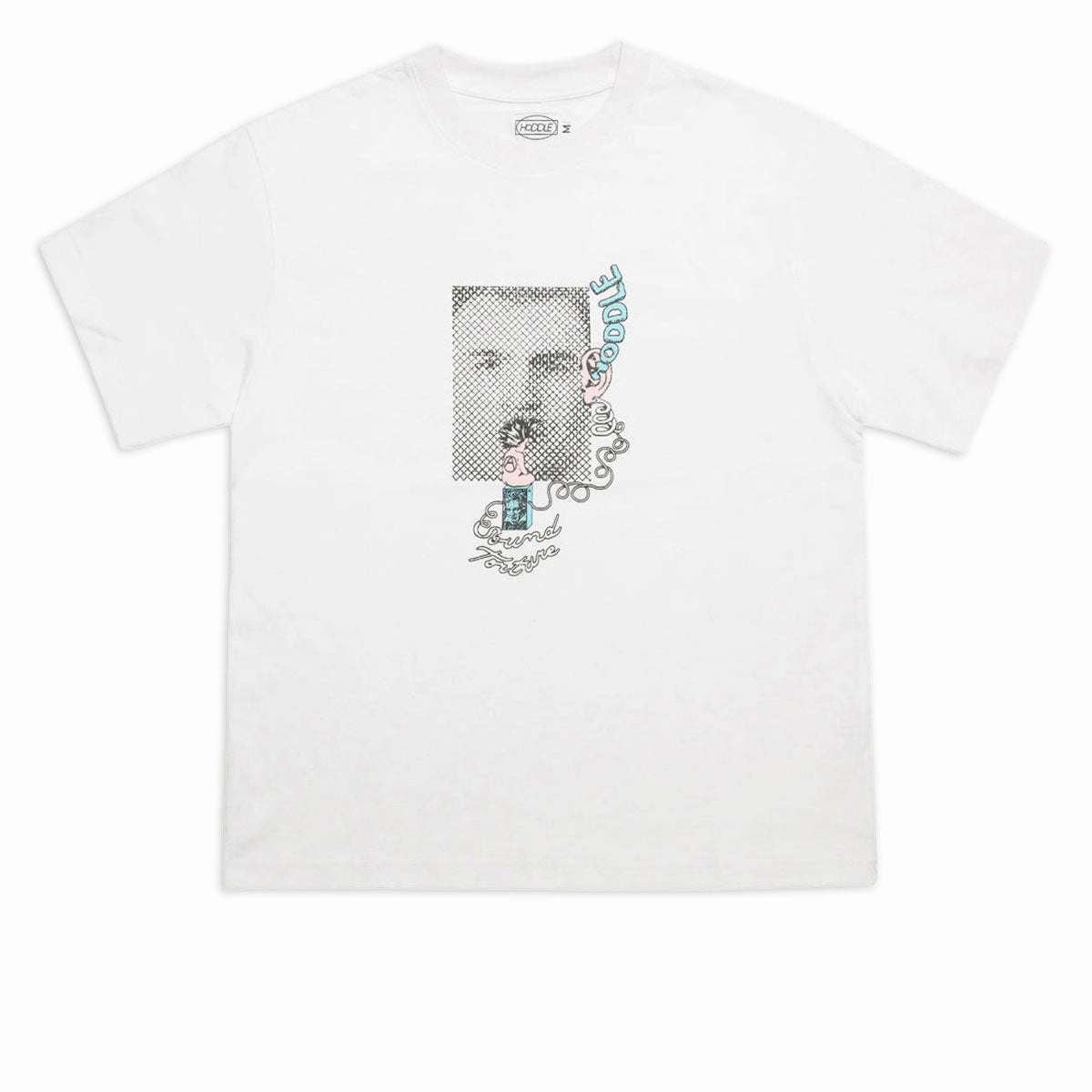 Hoddle Sound Torture T-Shirt - White Perfect Comfort FadeResistant