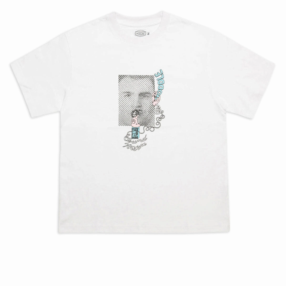 Hoddle Sound Torture T-Shirt - White Chic and Cozy Wear Lightweight Feel