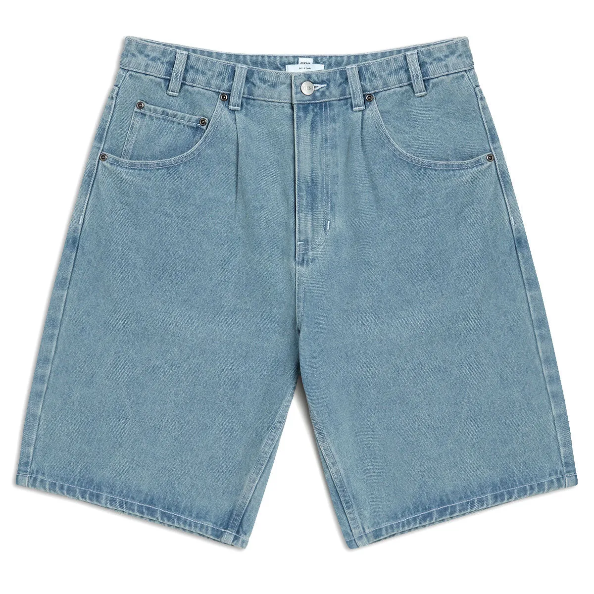 Office Wear colorful CCS 97 Star Denim Shorts - Rinsed Blue
