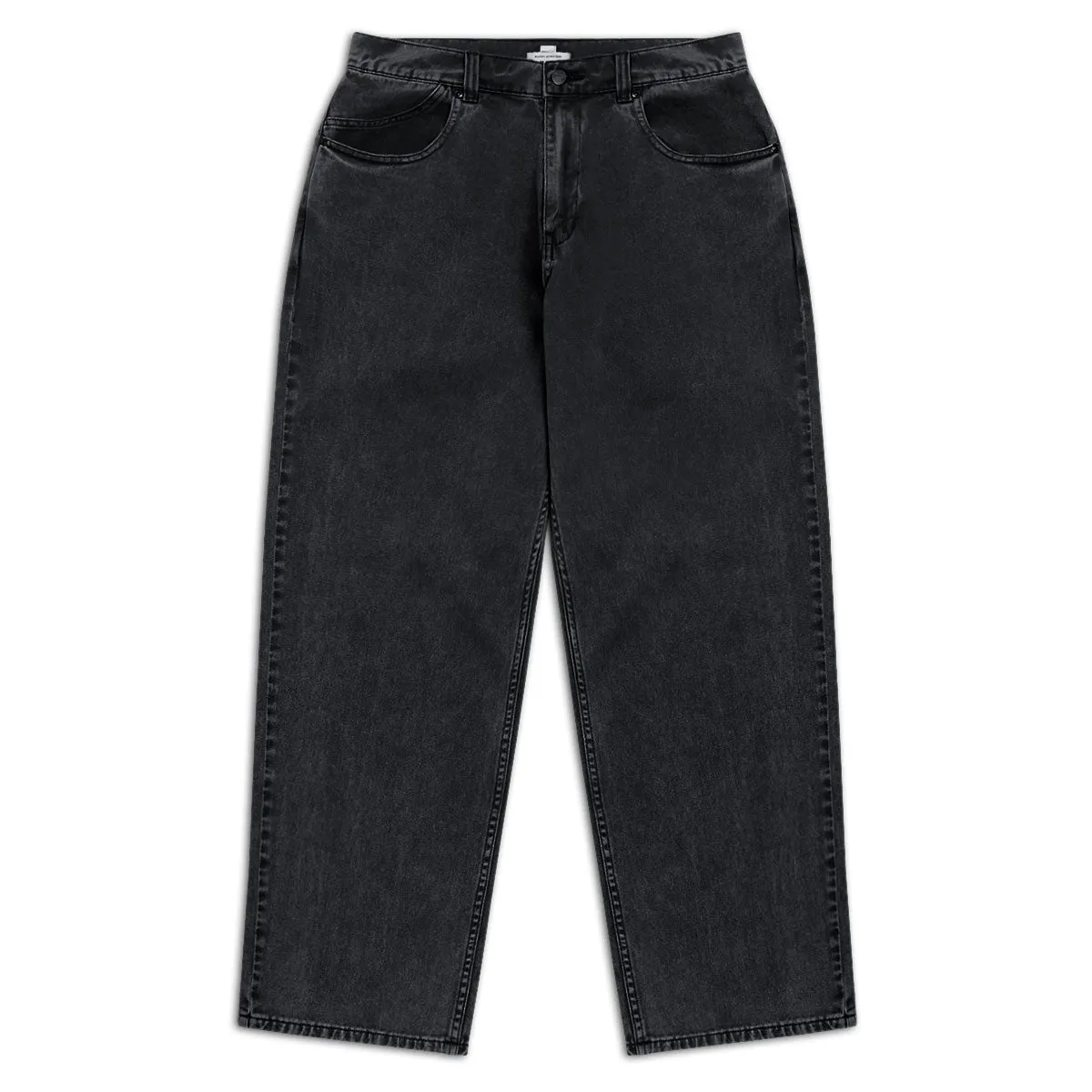 Anti Pilling Treatment CCS Baggy Straight Denim Jeans - Acid Black