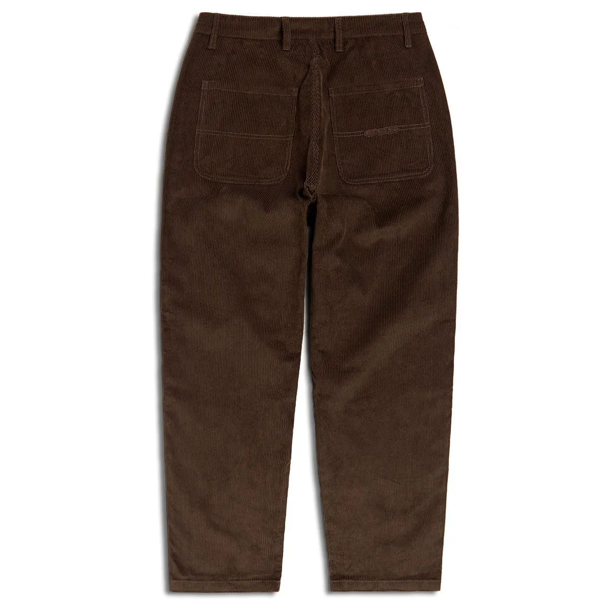 CCS Baggy Taper Corduroy Pants - Brown Loose Fit Body-Hugging Fit