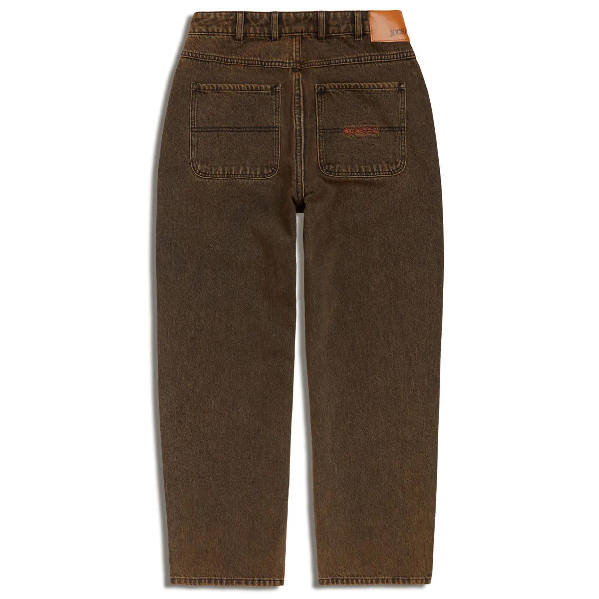 CCS Baggy Taper Denim Jeans - Acid Brown Winter Ready