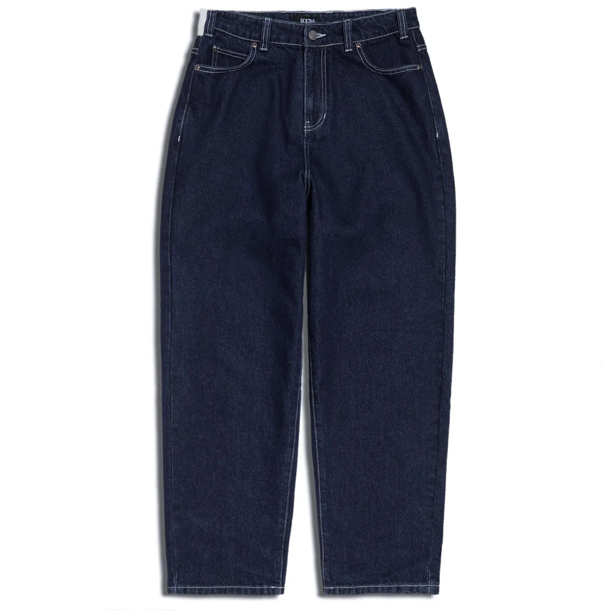 CCS Baggy Taper Denim Jeans - Overdyed Navy No Pinch