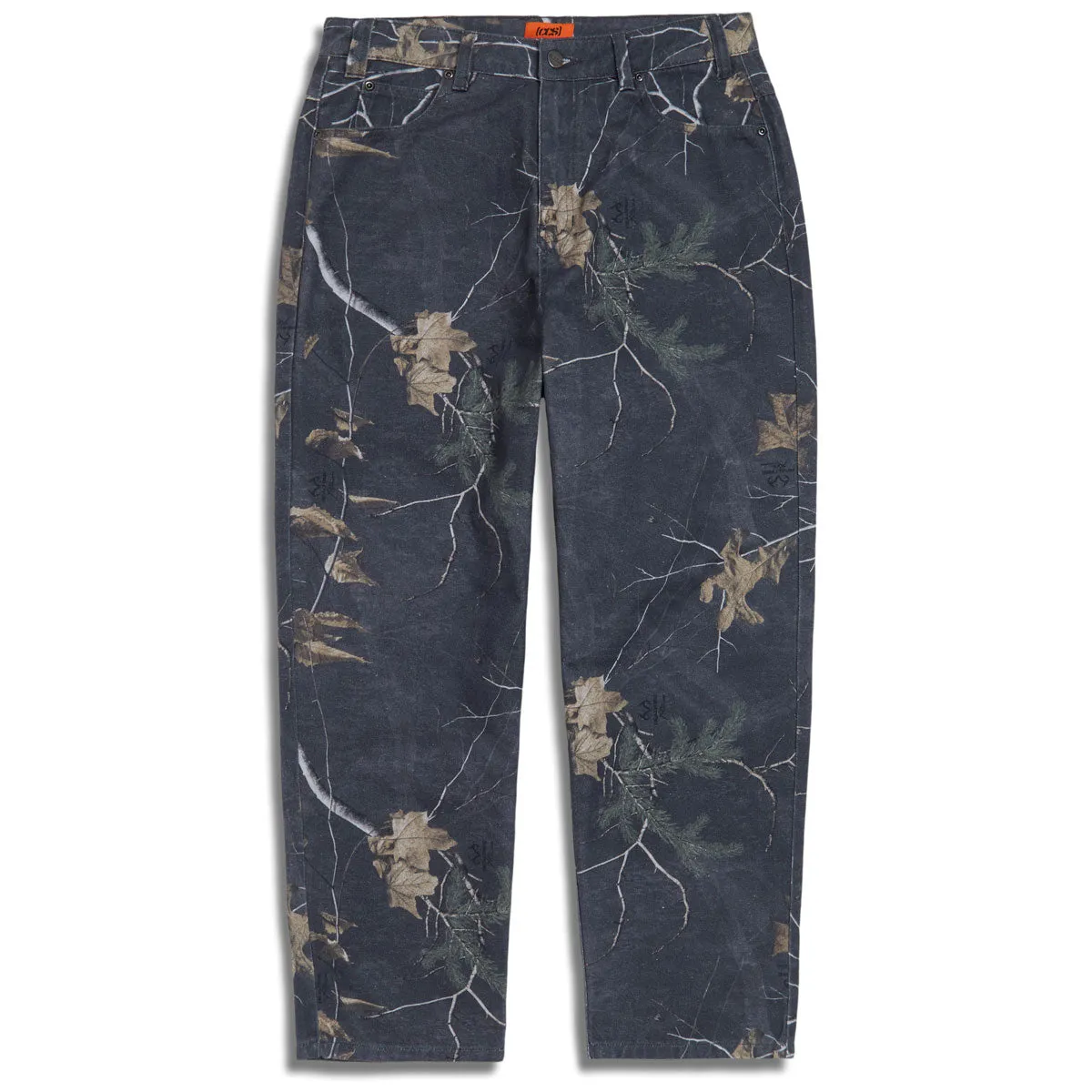 Smooth Fabric Pull-on style CCS Baggy Taper Denim Jeans - Realtree Faded Meteorite
