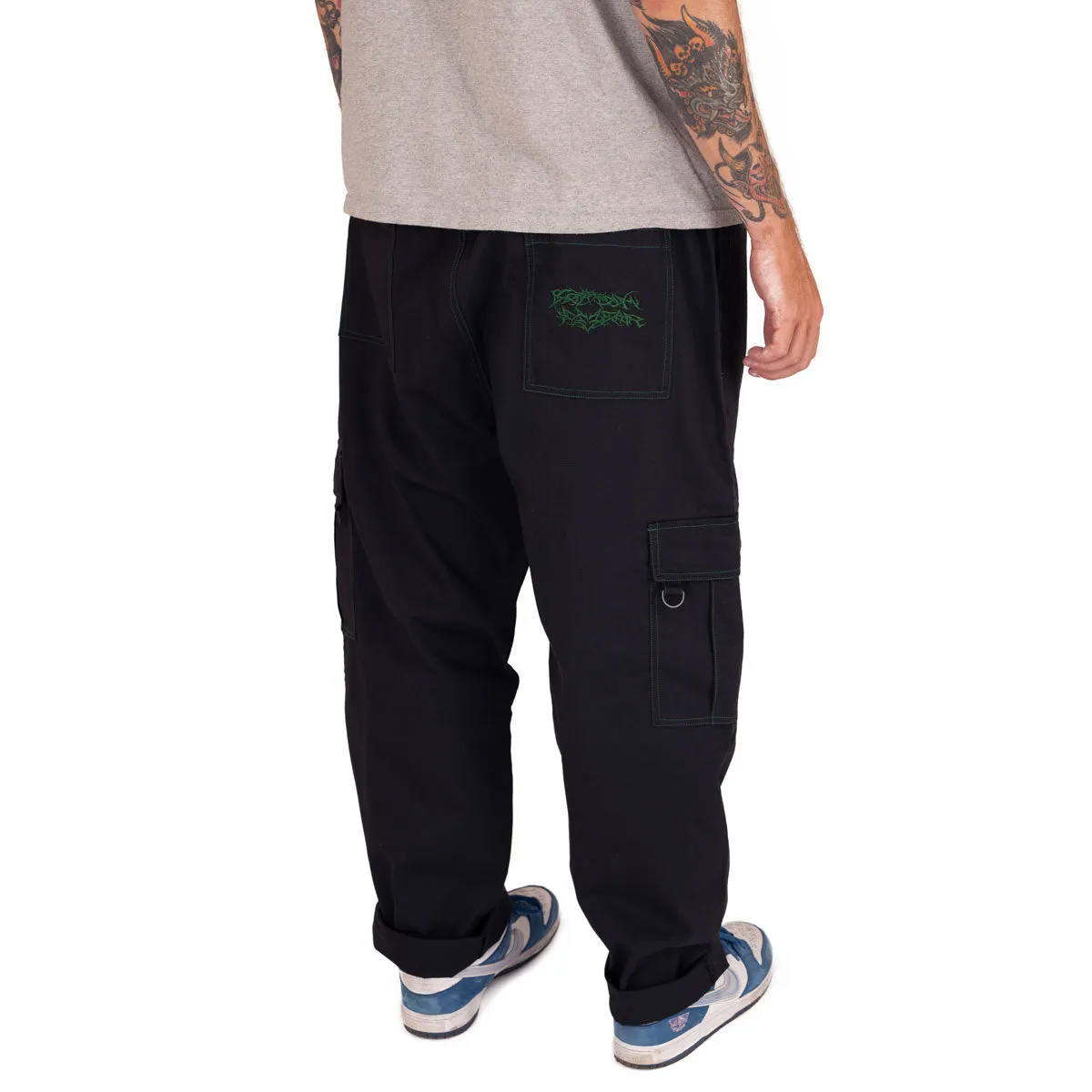 Eco Friendly Dyeing CCS Chandler Ripstop Cargo Pants - Black/Green