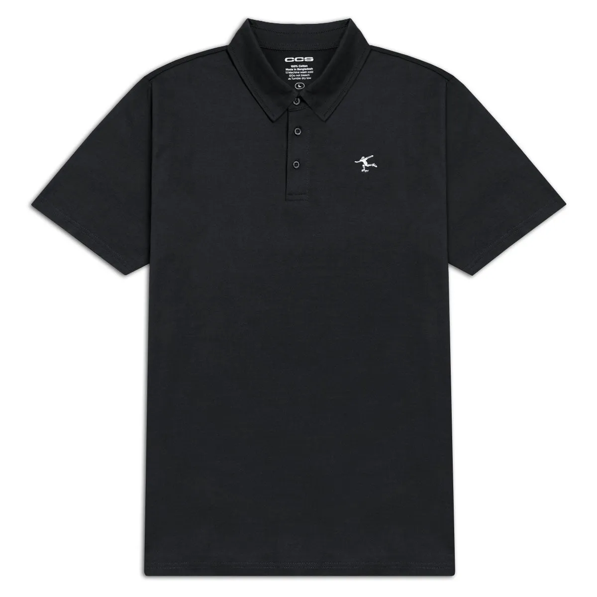 Hiking Gear CCS Cheap Skates Icon Polo Shirt - Black