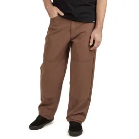 CCS Double Knee Original Relaxed Canvas Pants - Brown/Black Classic Fit No Fuss