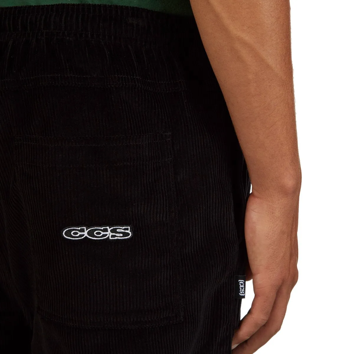 CCS Easy Corduroy Pants - Black No Ride Fit Sporty Chic