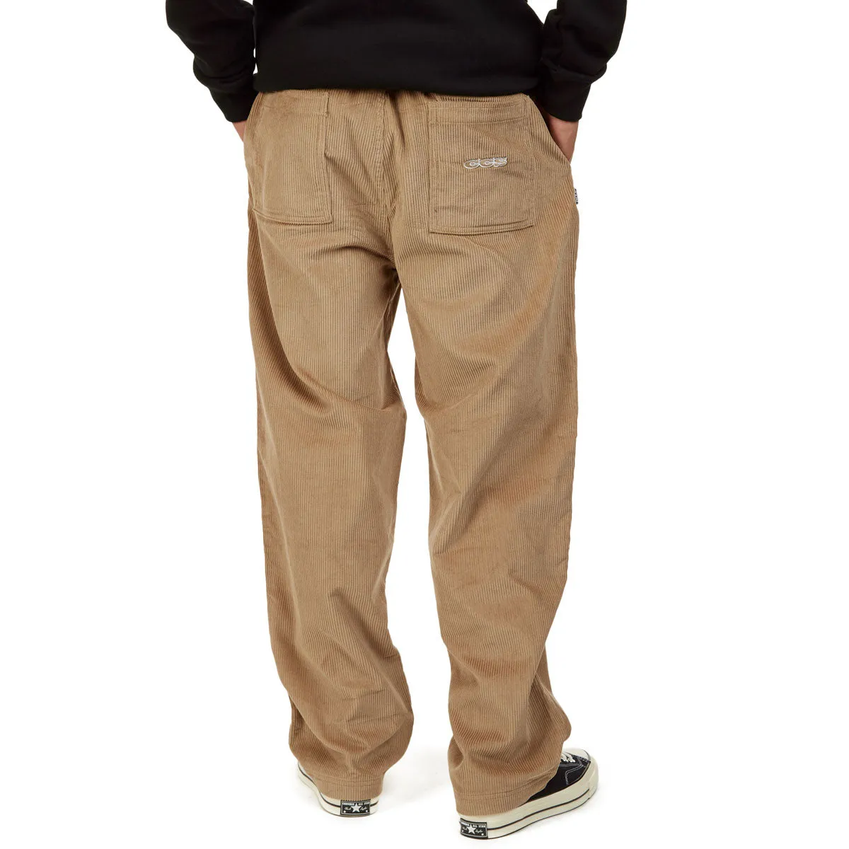 Weekend Comfort HighRiseWaist CCS Easy Corduroy Pants - Tan