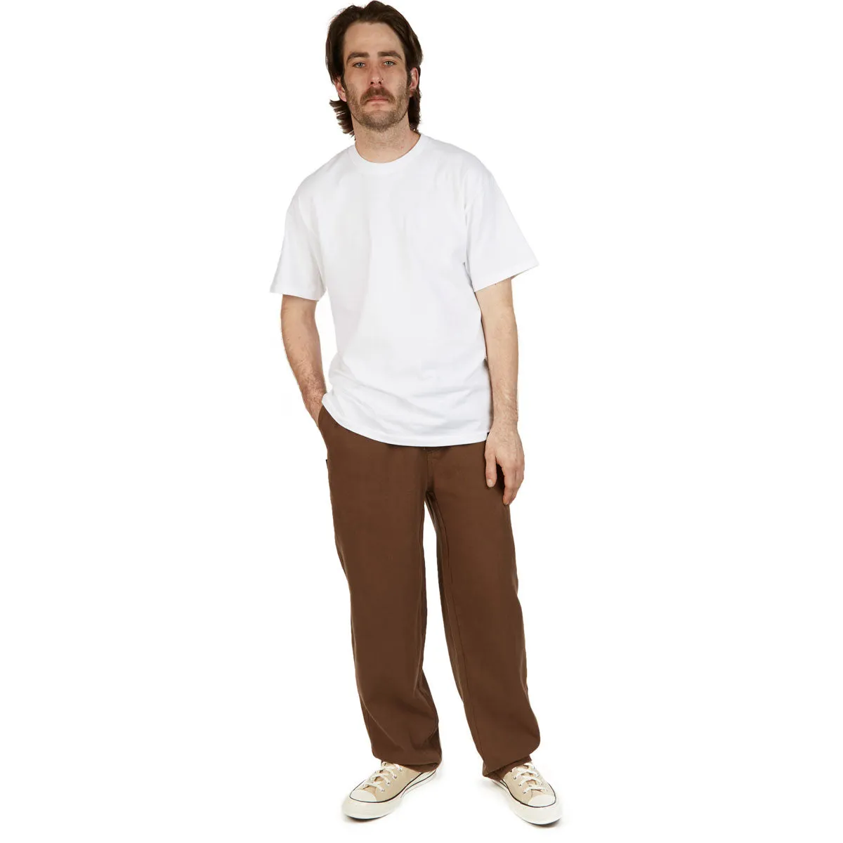 CCS Easy Twill Pants - New Brown Eco Friendly Dyeing Quick Conversion Hem