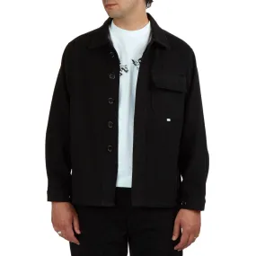 CCS French Cropped Chore Jacket - Black No Smell