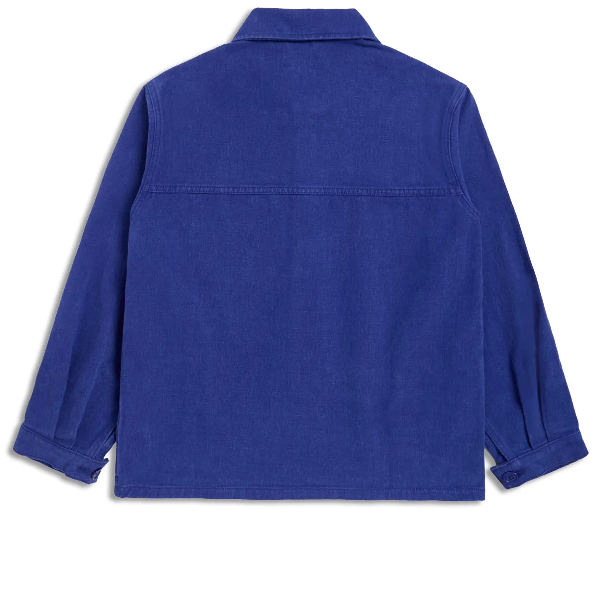 CCS French Cropped Chore Jacket - Blue Neutral Fit Design