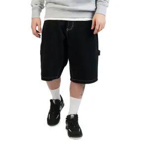 Effortless Wear CCS Hammer Loop Canvas Shorts - Black/White