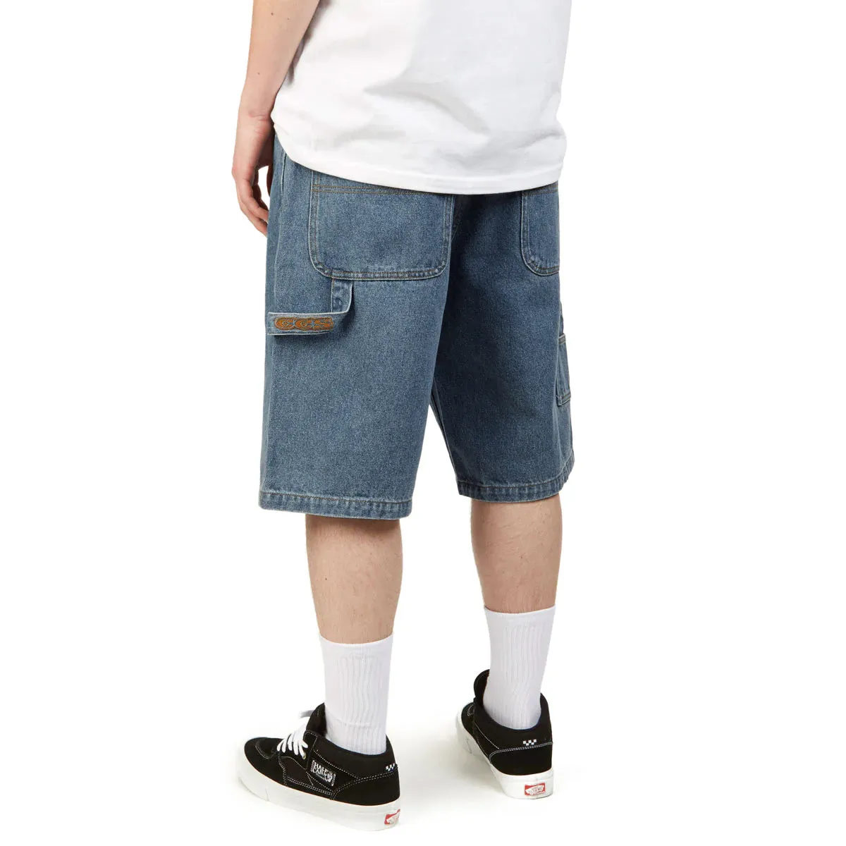 Trendy Style CCS Hammer Loop Jean Shorts - Medium Wash