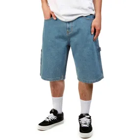 Clean Aesthetic CCS Hammer Loop Jean Shorts - Medium Wash
